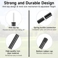 thumbnail image 3 of Camping Tarp Poles,Adjustable Telescoping Tarp Poles 76.6in,Heavy Duty Camping Tent Poles for Canopy Awning Rain Fly Shelter Backpacking Hiking,5 Sections, 3 of 6