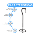 thumbnail image 2 of Baston Para Caminar Belug De 4 Apoyos color negro, 2 of 5