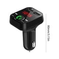 thumbnail image 3 of Transmisor Fm Para Coche Reproductor de MP3 LED inalámbrico con transmisor FM para coche compatible con Bluetooth para teléfono móvil, 3 of 7