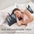 thumbnail image 5 of Mountain Forest Body Pillow Covers 20"x54", Nature Tree Scenery Watercolor Pink Blue Soft Brushed Microfiber Breathable Throw Pillow Covers, Pillowcase with Zipper for Couch Sofa Bedroom Living Room, 5 of 9