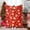 40x30inch(102cmx76cm), variant on Gingerbread & Candy Cane Print Flannel Blanket ,Red & Golden Christmas , AllSeason Soft for Couch, Bed, Travel & Camping Cozy Gingerbread Cookie Design with Snowflake Patterns