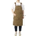 thumbnail image 2 of Long Heavy Duty  Canvas Tool Apron, Carpenter Aprons, Woodworking Aprons, Carpenters 16 Oz ,Fully Adjustable to Comfortably Fit Men and Women ,not waxed, 2 of 5