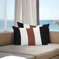 thumbnail image 3 of Lumbar Pillow Covers 20x12 Inch Set of 2, Brown Black White Boho Waterproof Outdoor Pillow Covers, Contemporary Modern Art Decorative Cushion Pillowcases for Couch, Sofa, Bed, Garden, Patio, 3 of 9
