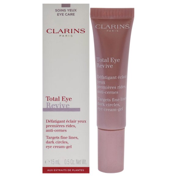 Crema en Gel Total Eye Revive Clarins para mujeres Gel 0.5 oz
