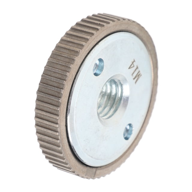 M14 Thread Angle Grinder Clamping Nut, Angle Grinder Pressure Plate Wear Resistant Firmly Lock High Strength Alloy Steel for Sanding Wheels