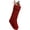Burgundy, variant on Christmas Stocking Sets 18 Inches Large Size Cable Knitted Stocking Gifts & Decorations for Family Holiday Xmas Party