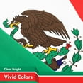 thumbnail image 6 of G128 2 Pack: Mexico Mexican Flag | 3x5 Ft | LiteWeave Pro Series Printed 150D Polyester, 4 Corner Brass Grommets | Country Flag, Vibrant Colors, Perfect For Balcony, More Durable Than 100D 75D Poly, 6 of 10