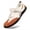 Orange/White, variant on Women's Mary Jane Sneakers Retro German Trainer Style Flats Balletcore Comfortable Walking Shoes for Work Casual