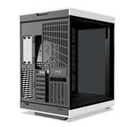 Hyte Y70 Touch Infinite Dual Chamber ATX Mid Tower Modern Aesthetic Case with Integrated 2.5K LCD Touchscreen - Panda