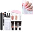 thumbnail image 3 of Kit d'extension d'ongles en gel, ensemble professionnel de vernis à ongles en gel avec lumière pour salon à domicile, 3 of 4