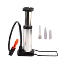 thumbnail image 1 of Bicycle Bike Foot Pump Mini Portable High Pressure Floor Inflator Tire Air Pump(Silver), 1 of 13