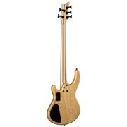 Dean Guitars Edge Pro 5-String Electric Bass Guitar, Ebony Fretboard, Walnut Satin Natural