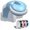 Blue, variant on YIMWNYI Vintage Manual Embossing Label Machine - Easy-to-Use, Versatile, and Durable for Indoor & Outdoor Use - Includes 48 Basic Characters and 3 Tapes