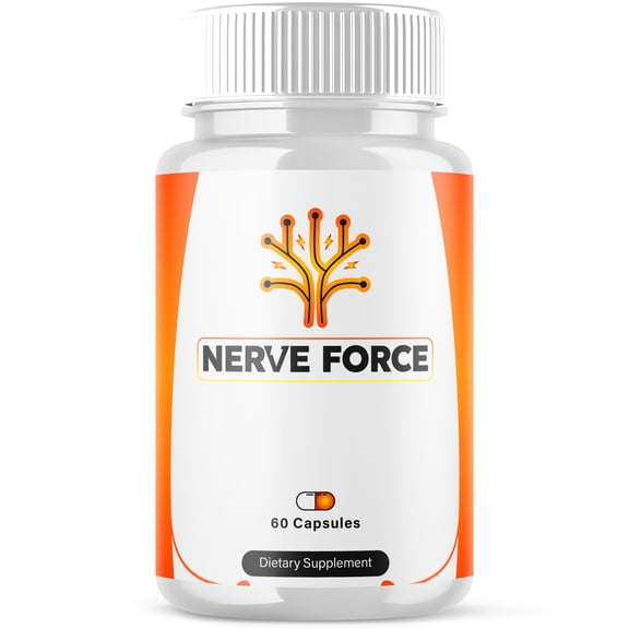 Nerve Force Advanced Nerve Health Support Pills Natural Vitamin Supplement NerveForce 60 Capsules