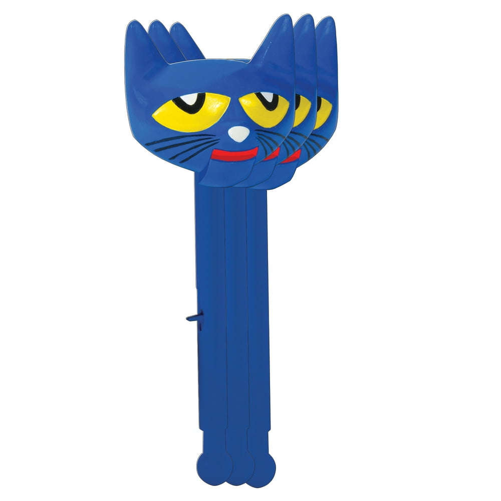 Pete The Cat Puppet On A Stick, Pack of 3