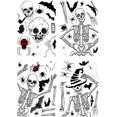 thumbnail image 3 of Halloween Window Clings - Double-Side Removable Halloween Window Stickers Glass Decals for Party Decorations Pumpkin Spider Bat Ghost Witch Window Décor, 3 of 3