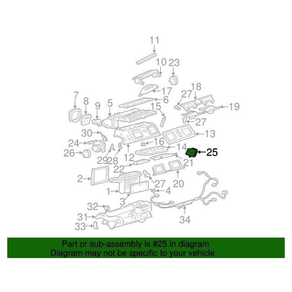 GM 89018789 Actuator Asmtemp Vlv
