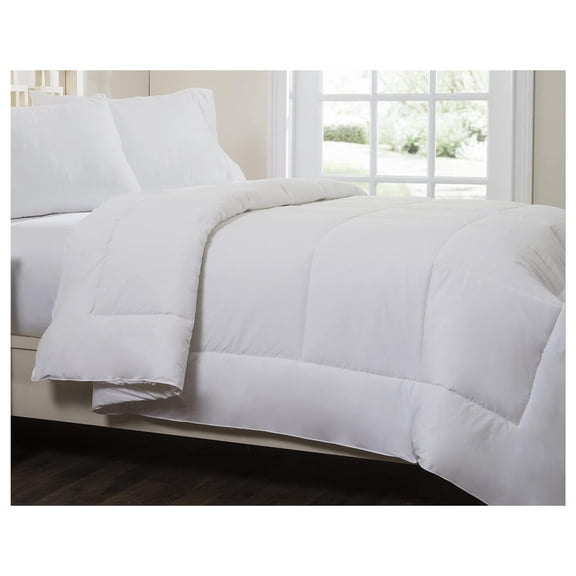 Drevy Circles Home White Down Alternative Comforter Cotton Top - Quilted – Healthy – King Size