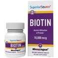 thumbnail image 1 of El suplemento de biotina de 10 mg de fuente superior apoya la salud del cabello, 1 of 9