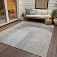 thumbnail image 6 of Addison Rugs Chantille Indoor/Outdoor Transitional Art Deco Silver Washable Rectangle Rug, 3' x 5', 6 of 6