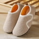 thumbnail image 4 of Zapatillas de Piel Esponjosa Zapatos para Caminar Unisex Ajustable para Hombres Mujeres (40-41) Beige Wdftyju Tenis De Mujer Tenis De Hombre, 4 of 5
