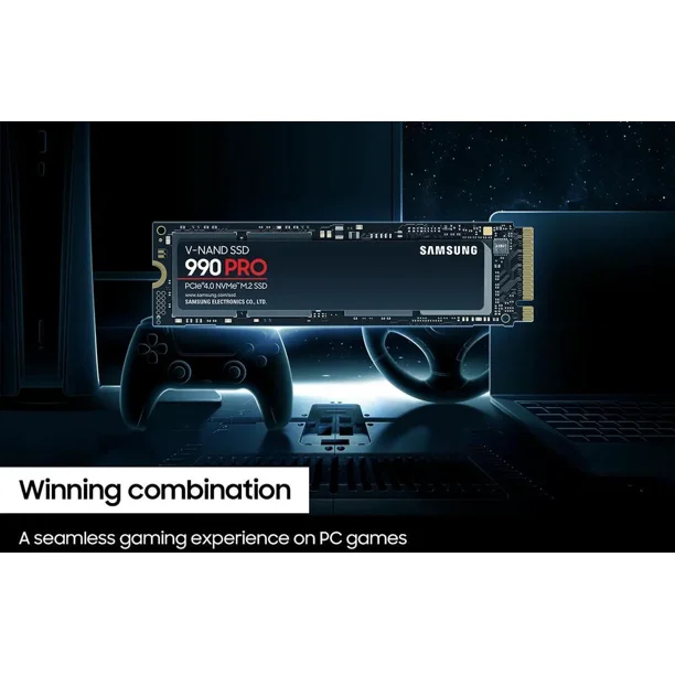 SAMSUNG 990 PRO SSD 1TB PCIe 4.0 M.2 2280 Internal Solid State