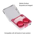 thumbnail image 4 of FAGINEY Portable Marble Surface Mirror Square Soaking Contact Lens Case, 4 of 7