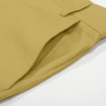 thumbnail image 5 of Men Cargo Pants Outdoor Cargo Pants Trousers Sweatpants Tracksuit Pants Casual Athletic Pants for Workout Running Training Jogging Gym XXL Yellow, 5 of 9