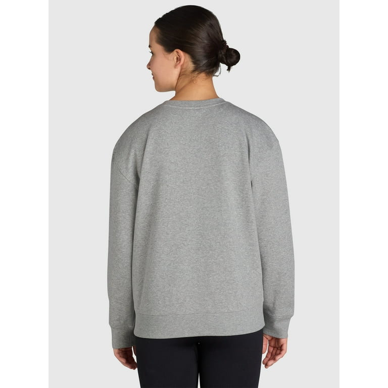 Athletic Works Women's and Women's Plus Fleece Crewneck Athletic Works Women's and Women's Plus Fleece Crewneck