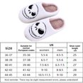 thumbnail image 2 of Zapatillas de felpa con diseño de esqueleto de Halloween con puntera cerrada cómodas para hombres y mujeres, 2 of 9