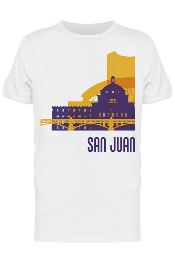 San Juan City Emblem T-Shirt Men -Image by Shutterstock, Male x-Large