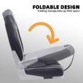 thumbnail image 4 of VANCUS 2 Seat High Back Boat Foldaway Captain Seat Folding Yacht Chair with Sponge Padding Black & Dark Grey, 4 of 8