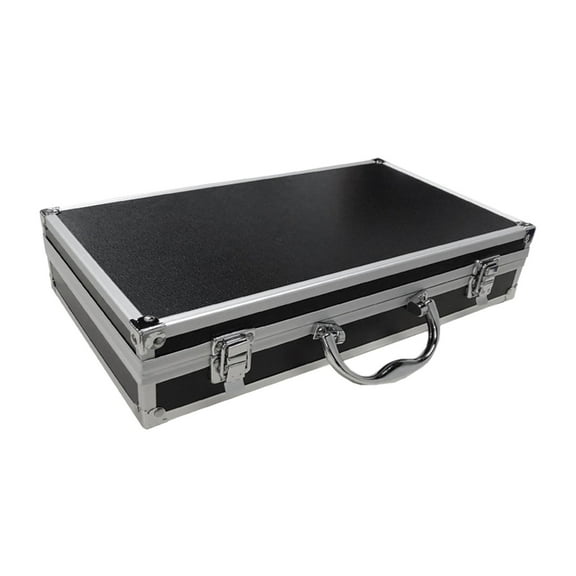 Portable Microphone Carrying Case Hard Shell Storage Mic Toolbox with Sponge