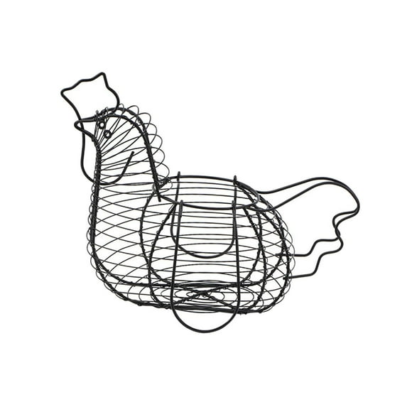 GROWTH TANK Metal Chicken Egg Basket Countertop Storing Eggs Metal Wire Chicken Egg Storage