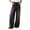 Dark Gray women wide leg jeans a1, variant on Cagogo Women's Wide Leg High Waisted Jeans Denim Casual Loose Long Pants with Pockets Summer Vacation Beach Travel Trousers, Dark Blue L