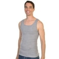 thumbnail image 3 of Swan Color Ribbed Slim Fit Basic A-Shirts Tank Top (12-Pack), 3 of 5