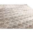 thumbnail image 4 of 5' x 7'6" Feet Dark Beige Geometric Diamonds Silky Glam Contemporary Area Rug, 4 of 4