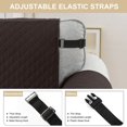 thumbnail image 3 of JUNWELL 100% Waterproof Sofa Cover Non Slip Couch Cover Machine Washable Slipcover Leakproof Furniture Protector for Dogs Kids Pets  Dark Gray  Sofa, 3 of 10