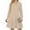 Beige, variant on ClodeEU Women's Sequin Lace Long Sleeve A Line T-Shirt Dress ,Casual Swing Dress Brown,Womens Plus S