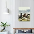 thumbnail image 3 of Creowell Rural Countryside Wall Art Farmhouse Prints Barn Windmill Horse Pictures Forest Mountain Artwork for Living Room Wall Decor 16x20 Inches, 3 of 3