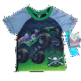 Monster Jam Boys PJs Pajama Top and Pants Monster Truck Set