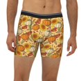 thumbnail image 2 of Men'S Boxer Briefs, Pumpkin And Sunflower Soft And Breathable Mens Underwear Boxer Briefs With Widen Waist, 2 of 2