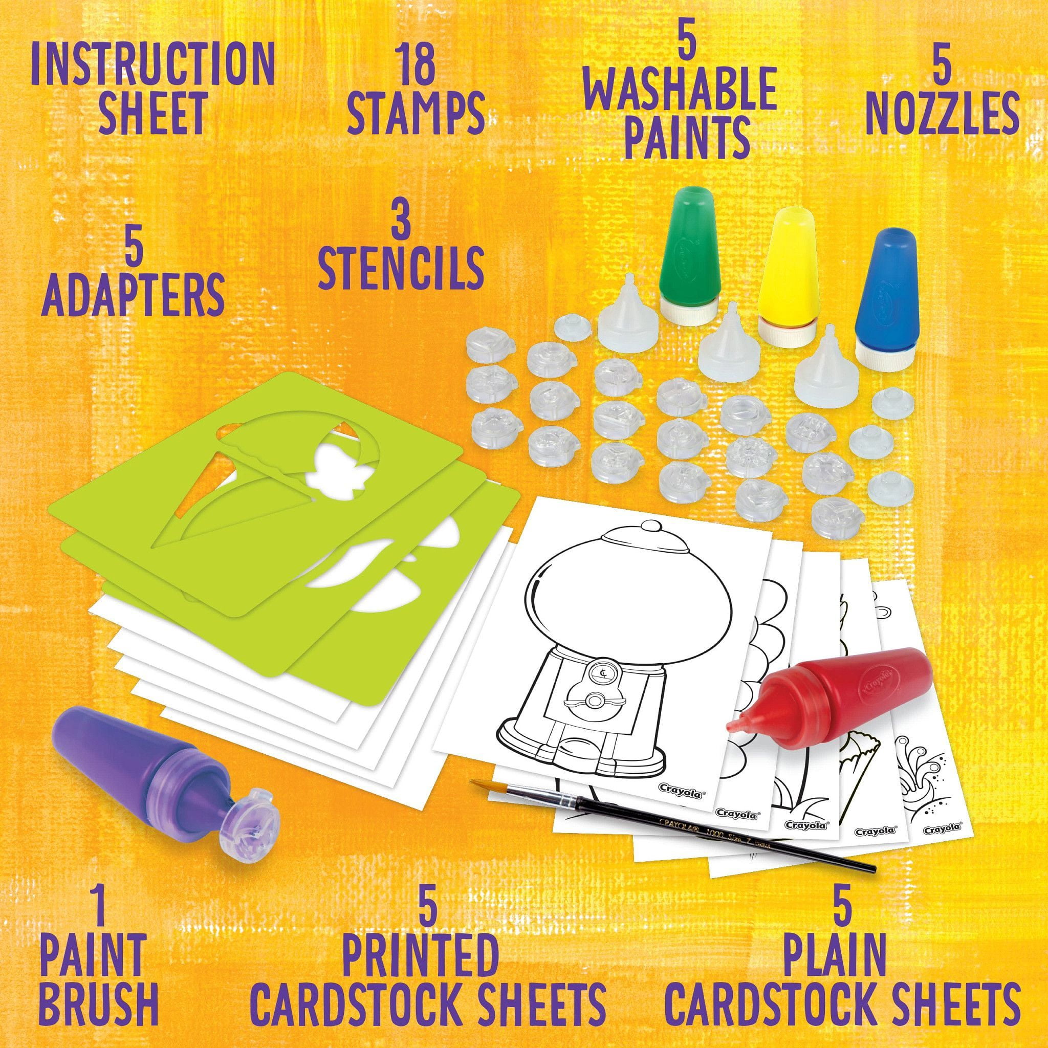 Crayola Washable Paint Stampers Set - Zerbee