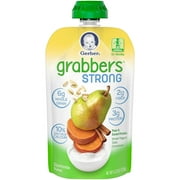 (4 pack) (4 Pack) Gerber Strong Pear Sweet Potato Greek Yogurt, 4 oz