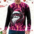 thumbnail image 4 of SRZYMJ Ugly Christmas Sweater Men Ugly Xmas Sweatshirts Crewneck Casual Loose Pullover Colorful Funny Tops For Parties, 4 of 4
