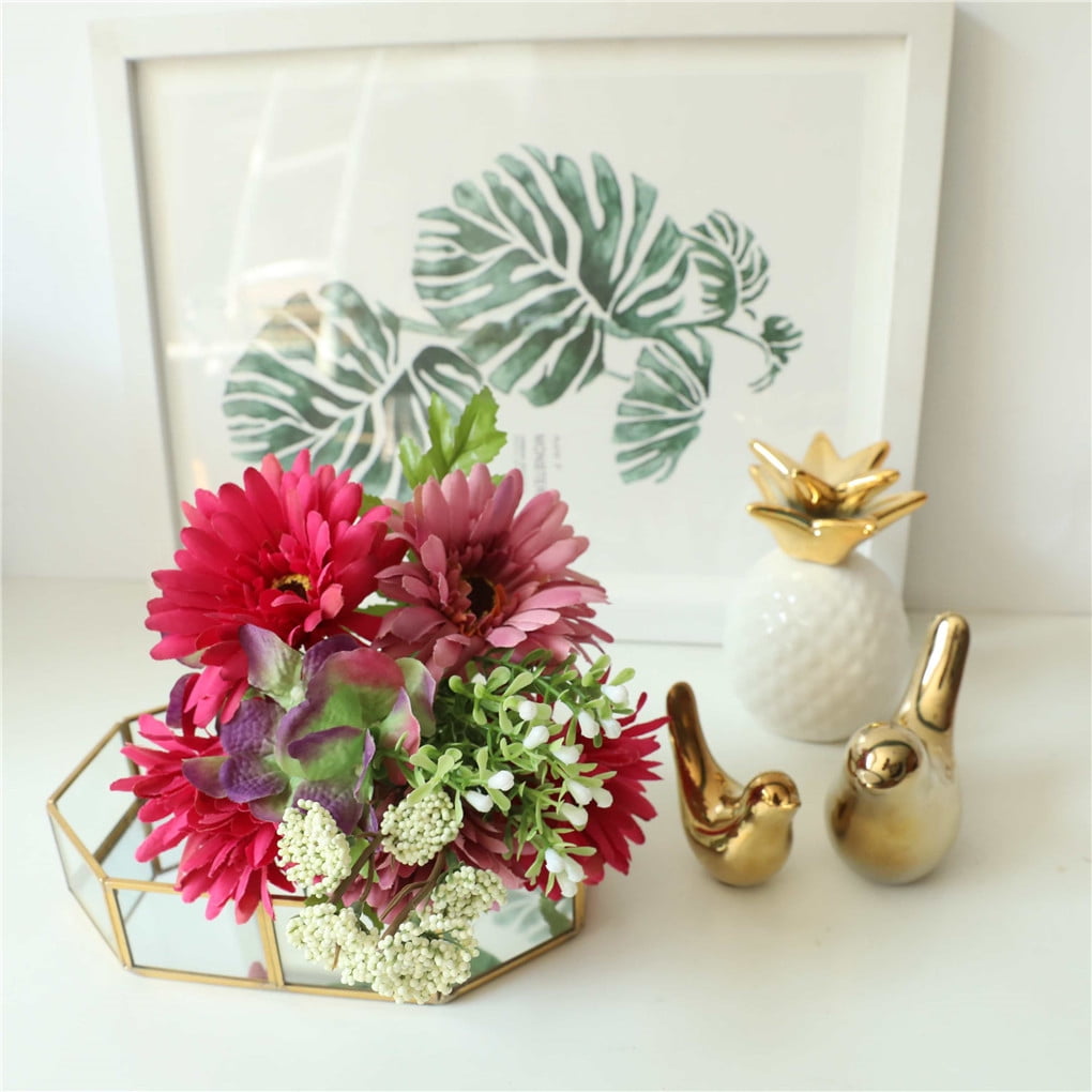 TureClos Artificial Flower Bouquet Simulation Flower Table Centerpiece