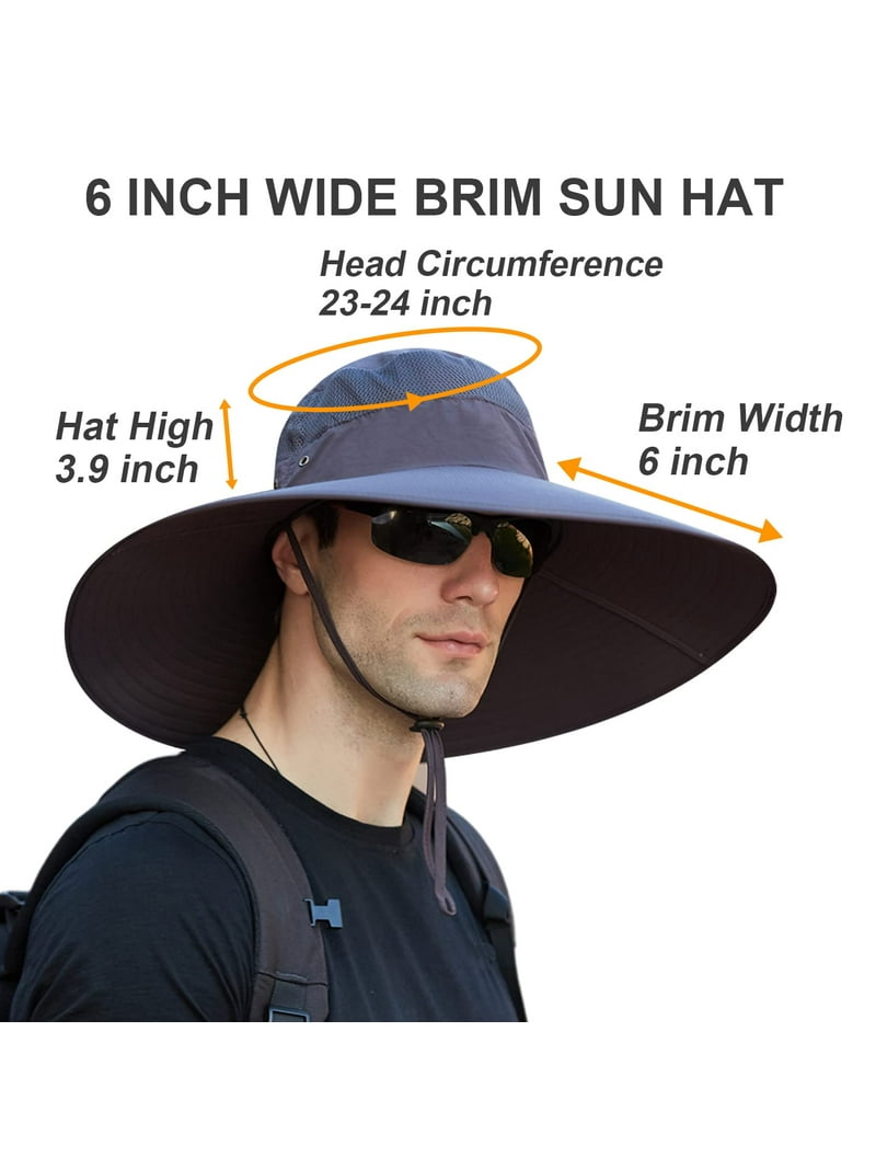 KoRwelex Sun Hat for Men Women UPF 50+ Waterproof Adjustable  display picture 1