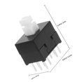 thumbnail image 2 of TABLZONE 4Pcs Reliable Self-Locking Push Button Switch with 12 Pins Compact Design for Home Audio Systems, 2 of 8