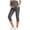 Dark Gray, variant on Purcolt Womens Maternity Leggings Stretchy Over The Belly Workout Yoga Capris Buttery Soft Tummy Control Cropped Pregnancy Pants with Pockets