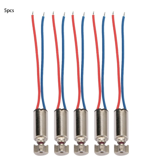 5 motores de vibración sin núcleo para microteléfonos móviles, CC 3 V, 11,2 x 3,2 mm